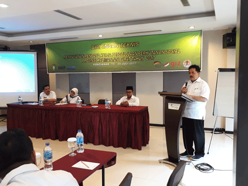 Agroforestry management plan training Jum